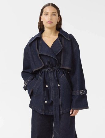 Gestuz Gzsummer Trenchcoat - Navy - 34
