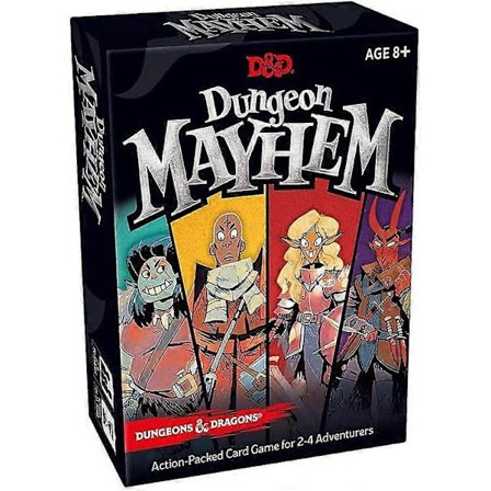 Dungeons & Dragons Dungeon Mayhem | Dungeons & Dragons Kortspel | 2-4 Spelare, 120 Kort