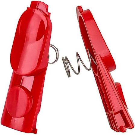 2 stk. klipslås-knap med fjeder til Dyson V7 V8 V10 V11 V15 støvsuger elektrisk drev reservedele