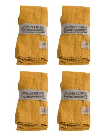 Lovely Napkin Yellow Lovely Linen