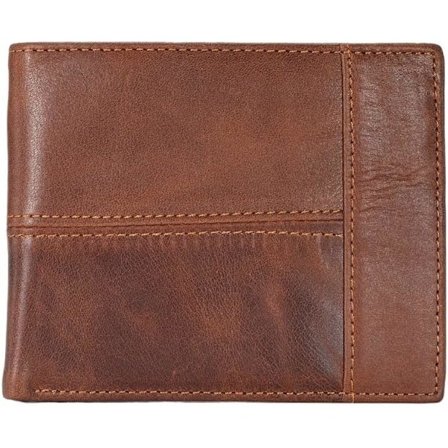 Lommebok Menn Lommebok i ekte lær Stor Brun Lommebok Lommebok Menn