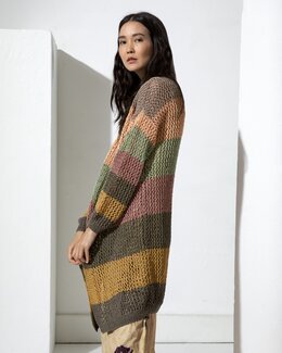 Strikkeoppskrift Jakke Multi - Lang Yarns