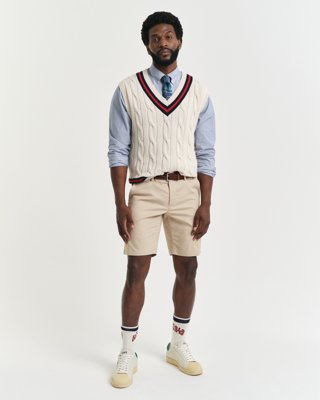GANT - Slim fit sportshorts til herre dry sand