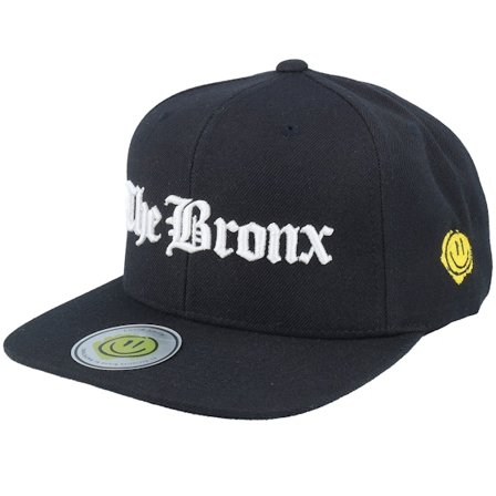 Lucid Smile - Schwarz snapback Cap - The Bronx 3d Script Black Snapback @ Hatstore