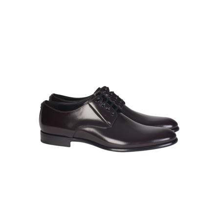 Dolce & Gabbana, Skórzane buty Derby Brązowy, Mężczyzna, Rozmiar: 45 EU