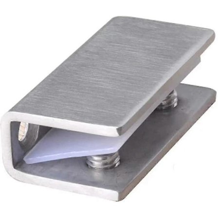 2-pakning Glass Dusjdør Fester Klemmer Rustfritt Stål Faste Hengsler 8-12mm Veggfester, kuo lu