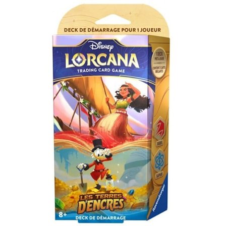 Deck Lorcana S3 Aloituspakkaus - Vaiana ja Aku Ankka - Lorcana - Genre: Sekä pojille että tytöille - Kohderyhmä: Lapset