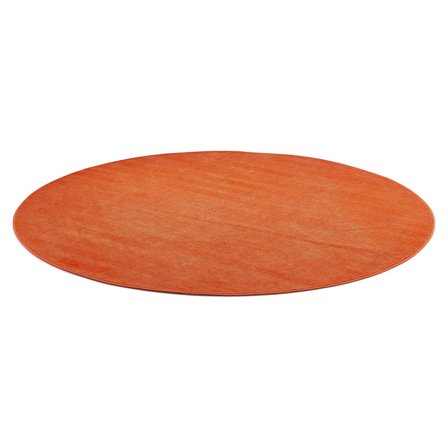 Round rug KEVIN, Ø 4000 mm, orange