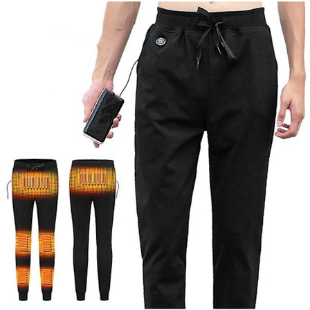 Oppvarmede bukser Elektriske oppvarmingsbukser Menn Kvinner Utendørs Vinter Oppvarming Bukser