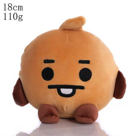 18cm Kpop Tecknad Bts Plysch Gosedjur Shooky #01 Dockamaskin