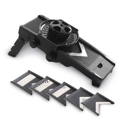 Mandolin i V Svart 130x335x(H)75 mm - Hendi