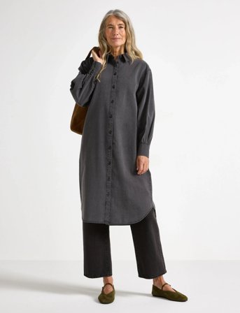 Lindex Dress Vega Midi - Grey - XS