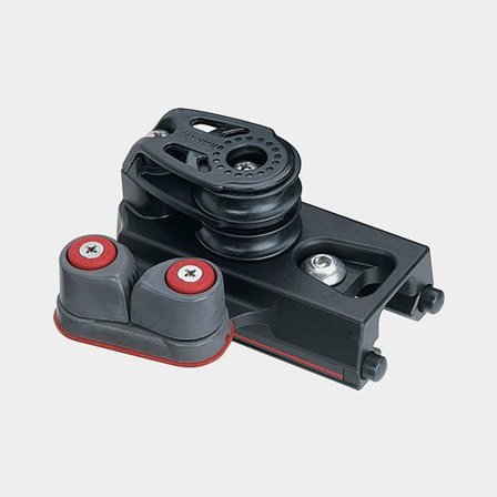 Harken 32mm End Control - Double Sheave, Cam Cleat, Set of 2 (3170)