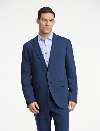 Lindbergh Black Technical Stretch Blazer - Combi Su - Navy - 50