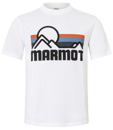 Marmot Men's Coastal Tee SS White - T-skjorter og Poloskjorter