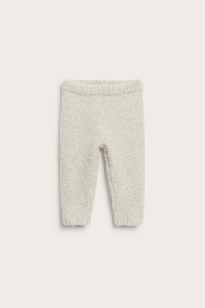 Kappahl | Legginsy z dzianiny bouclé Melanżowy beż 74 | Melanżowy beż