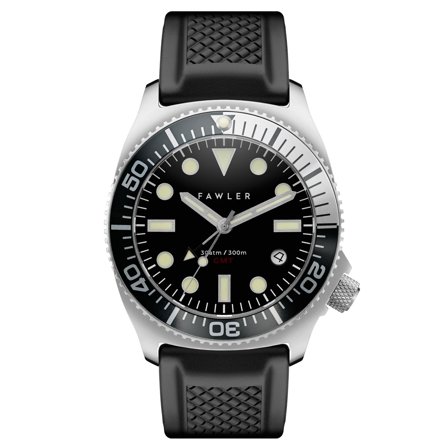 Alon | Black Stainless Steel GMT Dive Watch for Men - Wrist watches