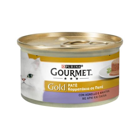 Purina Gourmet Gold Patè Con Agnello E Anatra Per Gatti Lattina