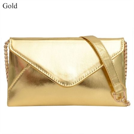 Kvällsaxelväska Crossbodyväska GULD gold