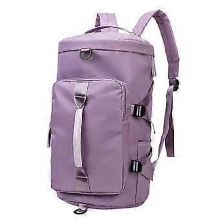 Moderigtig Oxford-stof rejse skuldertaske med vådt og tørt rum Stor kapacitet udendørs rygsæk håndtaske til mænd taro lilla