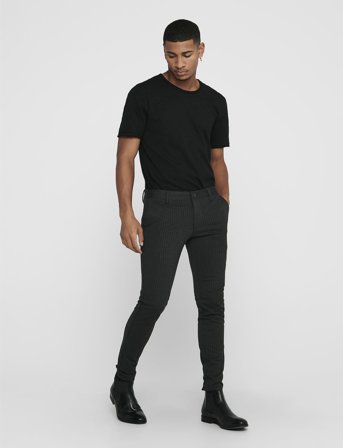 ONLY & SONS Onsmark Pant Stripe Gw 3727 Noos - Grey - 30 x 34