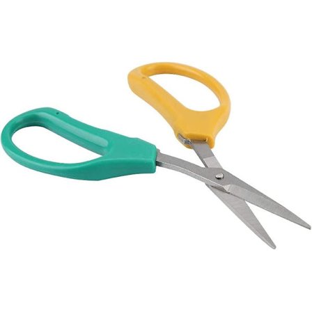 Bekväma saxar i stål, saxar för skärning i rostfritt stål