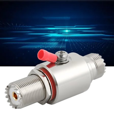 Blixtningsskydd Professionell Hona till Hona UHF Koaxial Blixtöverspänningsskydd för CB Radio HAM Radio Utrustning