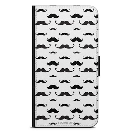Bjornberry Plånboksfodral iPhone 12 - Mustascher