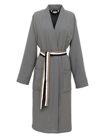 Boss Home Blinea Bath Robe - Grey - L