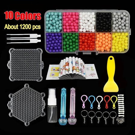 Magical Water Sticky Beads Leksaksset Gör-det-själv handgjorda barnvattenspray Magic Crystal Beads Pussel Hantverkssatser Barn Pedagogiska leksaker