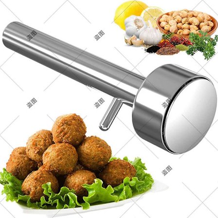 [COQQ] Falafel Scoop, 304 Rustfritt Stål Beste Falafel Scoop Restaurant Style Kjøttbollemaskin_Bra ting