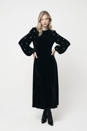 Ava Embellished Black S