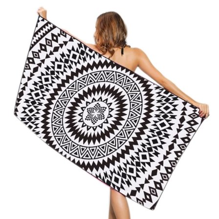 IC Nopeakuivuva rantapyyhe matkoille - Extra suuri 80×160cm Kuvio 3