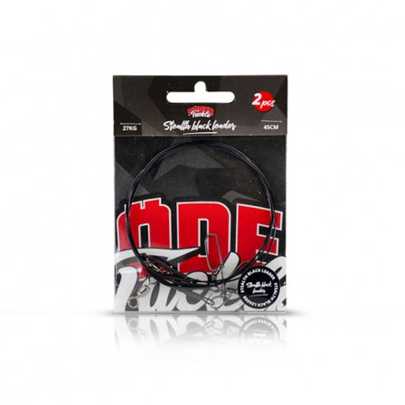 Söder Tackle Pike Leader Black Coated Wire (2stk) - 45cm, 60lb