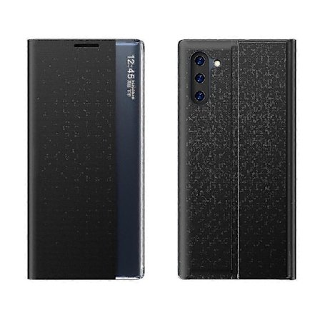 For Galaxy Note 10 Plus Side Display Magnetisk Horisontal Flip Ensfarget Tekstur Stoff + PC-deksel Med & For Galaxy Note 10 Plus[HK]
