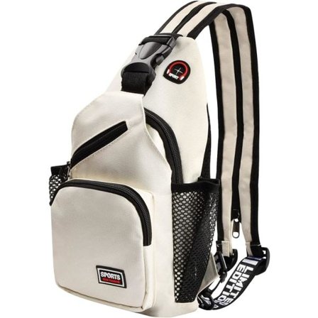 Liten bröstväska ryggsäck för män kvinnor axelväska lätt vattentät Oxford tyg rese ryggsäck crossbody väskor sling bag