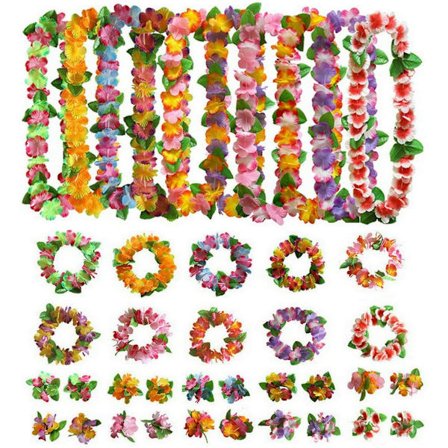 Leis-kaulakoru Trooppinen Luau Havaiji Kukka Lei Teemajuhlat