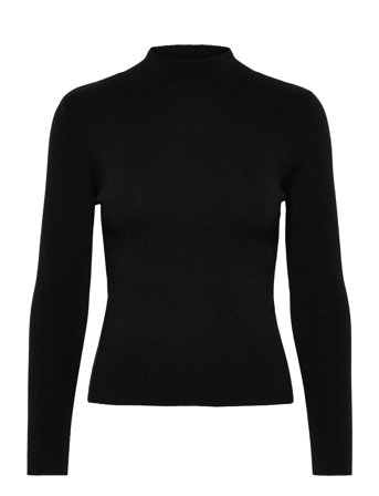 Mango Fitted Sweater With Perkins Neck - Black - XL