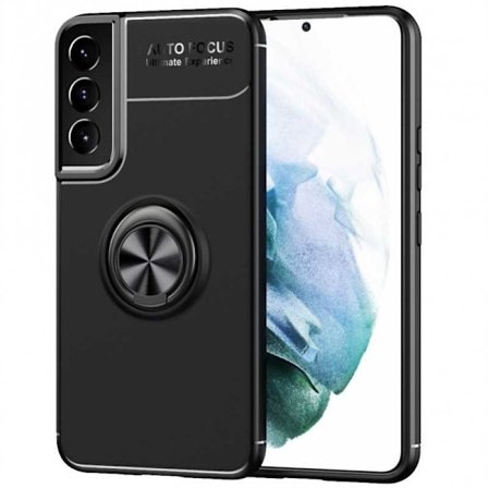 Samsung S21 FE Käytännöllinen iskunkestävä kotelo rengaspidikkeellä V3