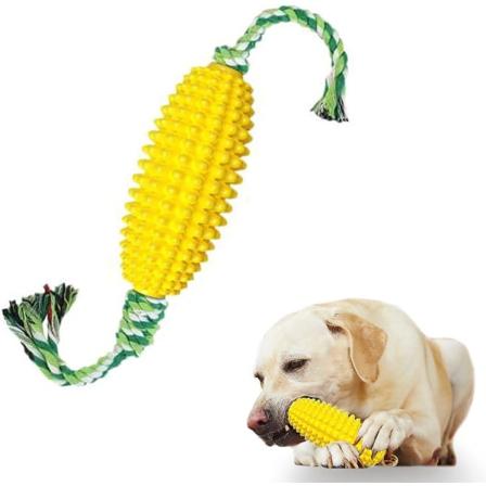 Hunde tyggelegetøj, multifunktionel tandbørste og gummimassager, holdbart aggressivt tyggelegetøj til små, mellemstore og store hunderacer