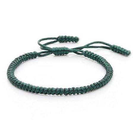 Käsintehty Tiibetiläinen Buddhalainen Monivärinen Onnen Solmu Köysi Rannekoru Naiset Säädettävä Charmi Rannekorut ja Rannekorut Miehille Vintage Korut