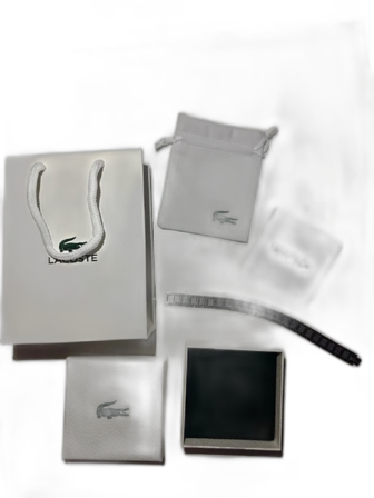 Lacoste silverfärgad armband