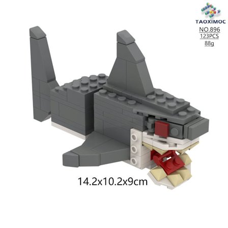 99 Yötä Metsässä Rakennuspalikat | Pelin Inspiroima Rakennussarja | Luova Kokoamislelu*896 Megalodon*