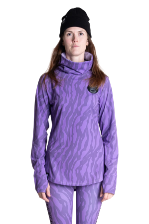 Jethwear Base One Women's Base Layer Jersey Purple Drip L