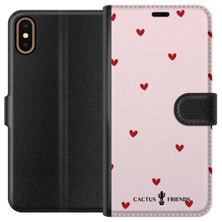Kompatibelt Lommeboketui til Apple Apple iPhone XS Cactus and Friends – HeartSprinkle