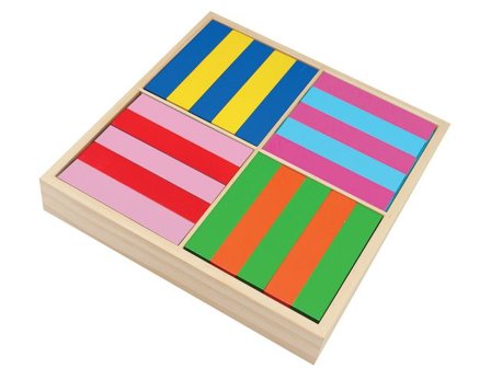 MYPAUZE Byggklossar trä färg 12x2,5x0,8cm 100st - Lyreco - Skola och förskola - Lekmaterial - Bygglek, konstruktion och mosaik