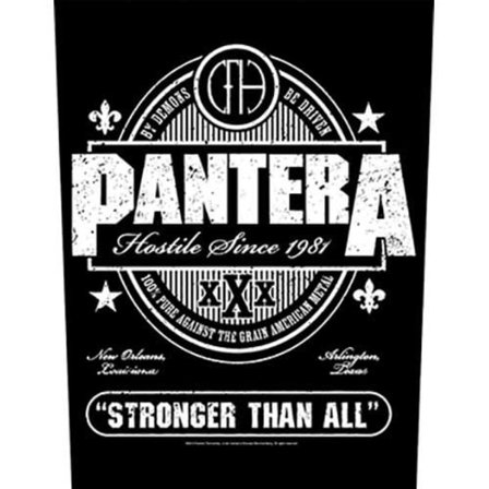 Pantera Stronger Than All Patch One Size Svart/Vit