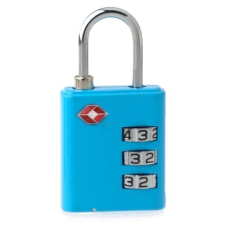 TSA Customs Code Lock Bagage Lösenordslås BLÅT - spot sales