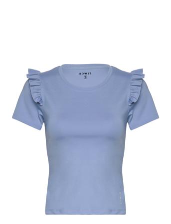 Celine Top T-shirts & Tops Short-sleeved Blå BOW19*Betinget Tilbud