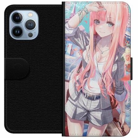 Apple Iphone 14 Pro Max Plånboksfodral Anime Girl Cute